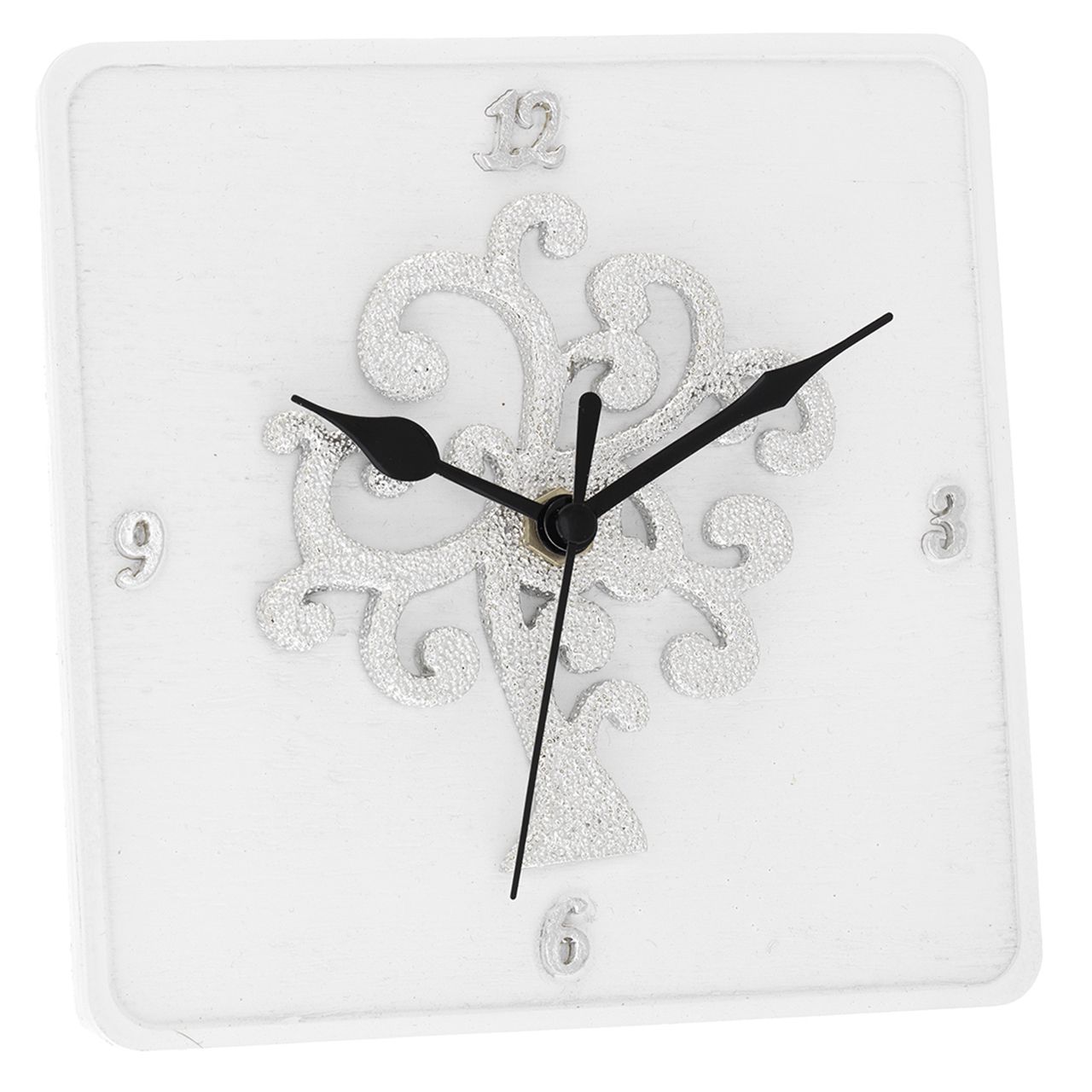 OROLOGIO DA TAVOLO 15x15 DECORO ALBERO
